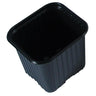 Conjunto de 18 vasos em poliestireno preto 7x7 cm Biotop