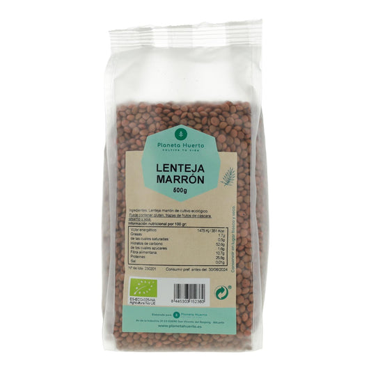 Lentilhas castanhas ECO Planeta Huerto 500 g