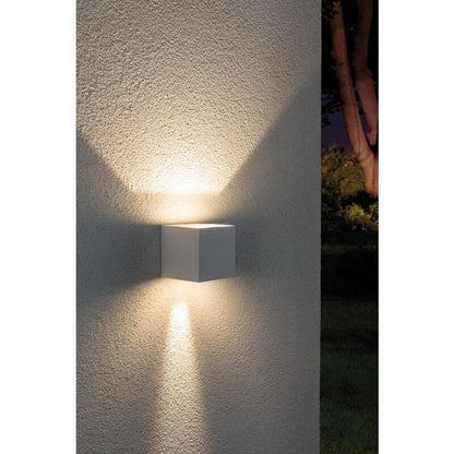 Aplique De Pared Para Exterior Paulmann 180.01 Led 3 W Blanco_3