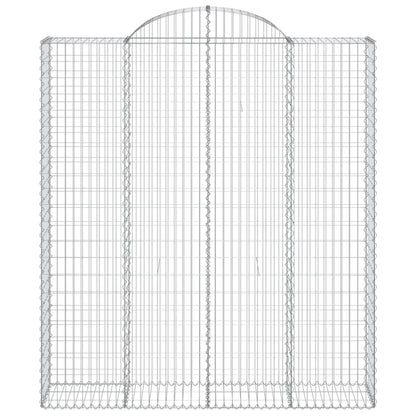 Cestas De Gaviones 7 Uds Forma De Arco Hierro 200x50x220/240 Cm_3