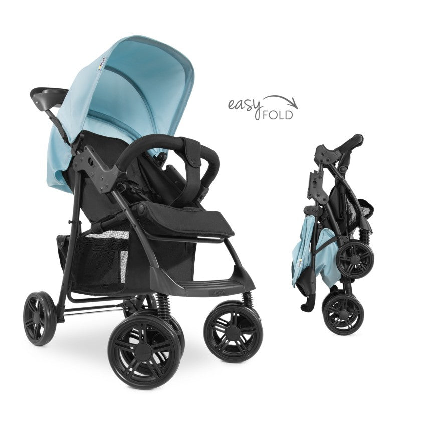 Carrito De Bebé Shopper Trío Hasta 22 Kg Capazo Duro Blue_2