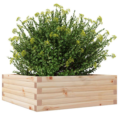 Jardinera De Madera Maciza De Pino 70x70x23 Cm_3