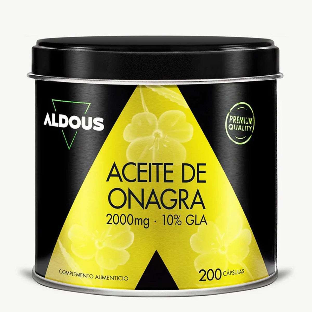 Aceite de Onagra Perlas 2000mg Aldous Bio 200 cápsulas blandas