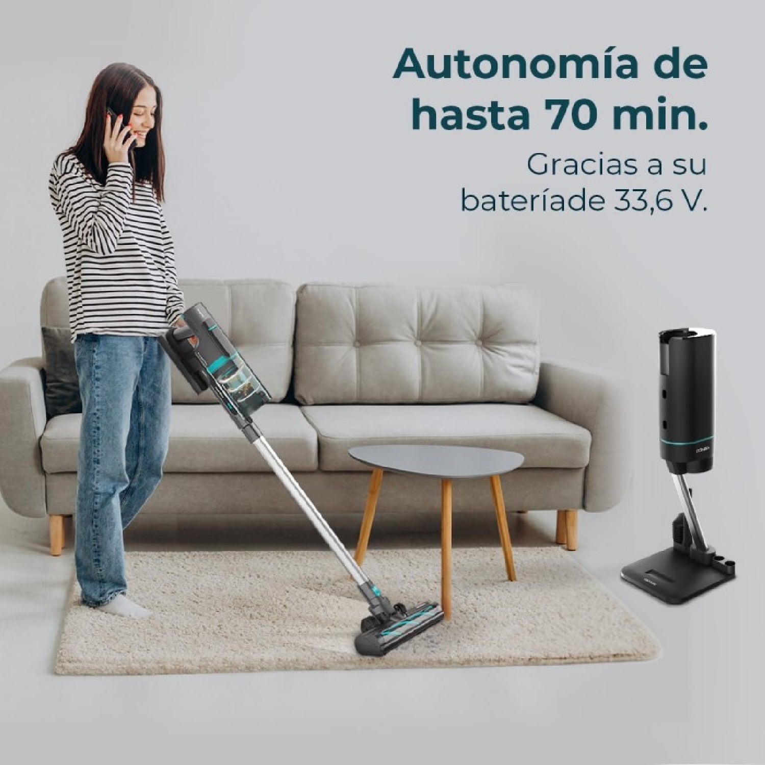Cecotec Aspirador Vertical Bldc Conga Rockstar 10000 Nebula Station_4