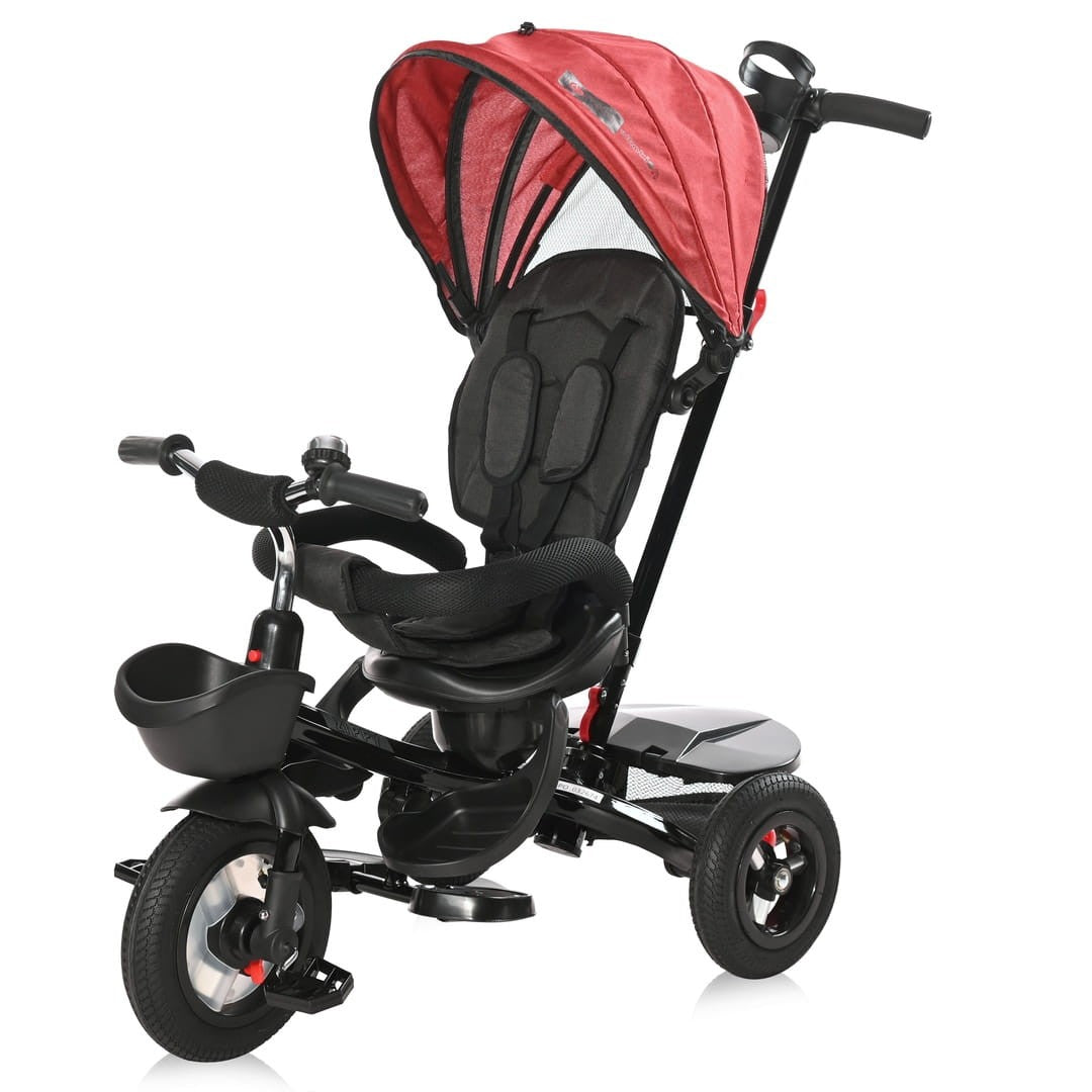 Triciclo Evolutivo Zippy Air Con Asiento Reversible Y Ruedas De Goma Ruby_0