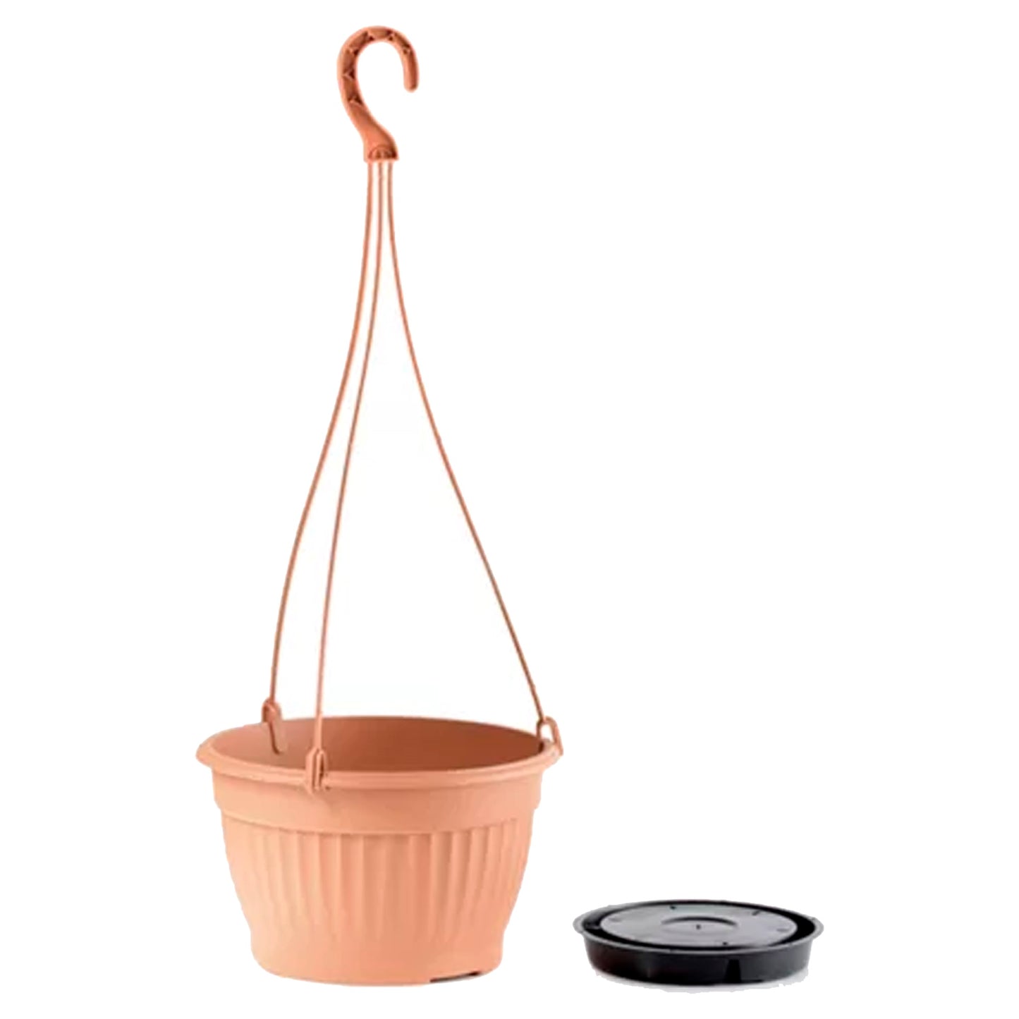 Macetero Colgante Terra 6l., Dimensiones (mm) 260x260x160, Color Terracota