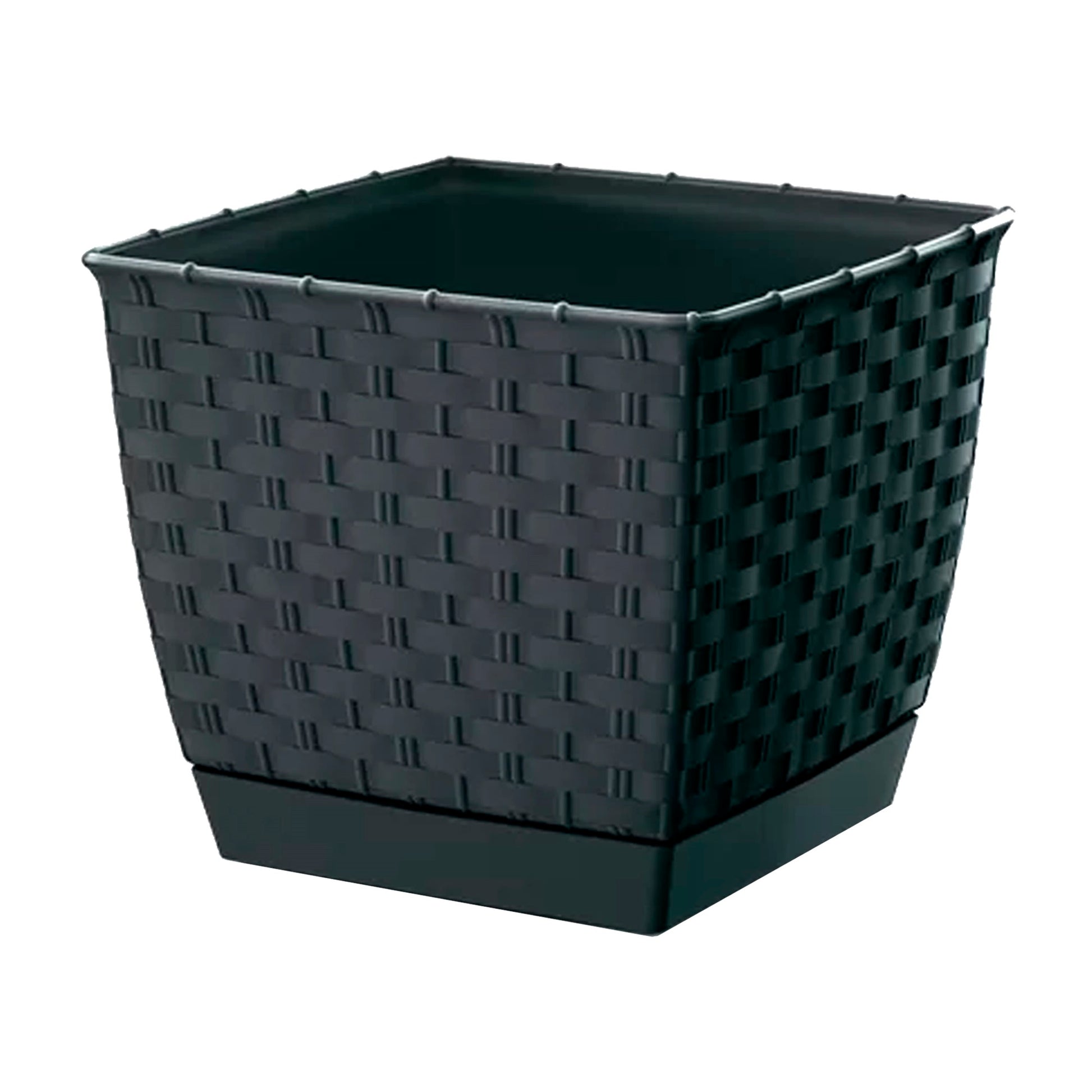 Maceta Ratolla Square 2,5l., Dimensiones (mm) 165x165x142, Color Antracita_0