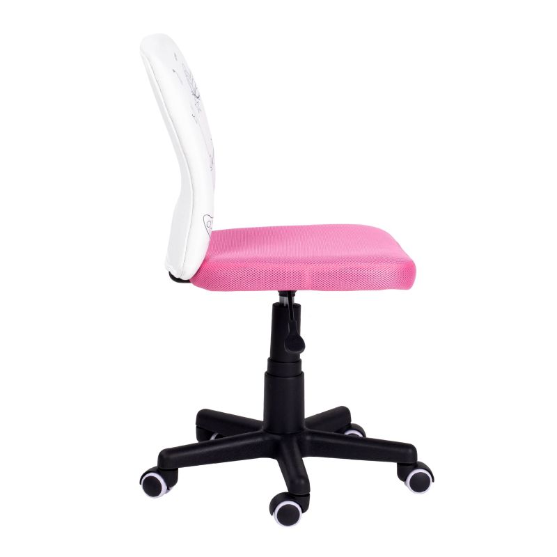 Silla De Estudio Infantil Píntame Malla, Rosa, 38,5cm X 77a85 X 39,6_4