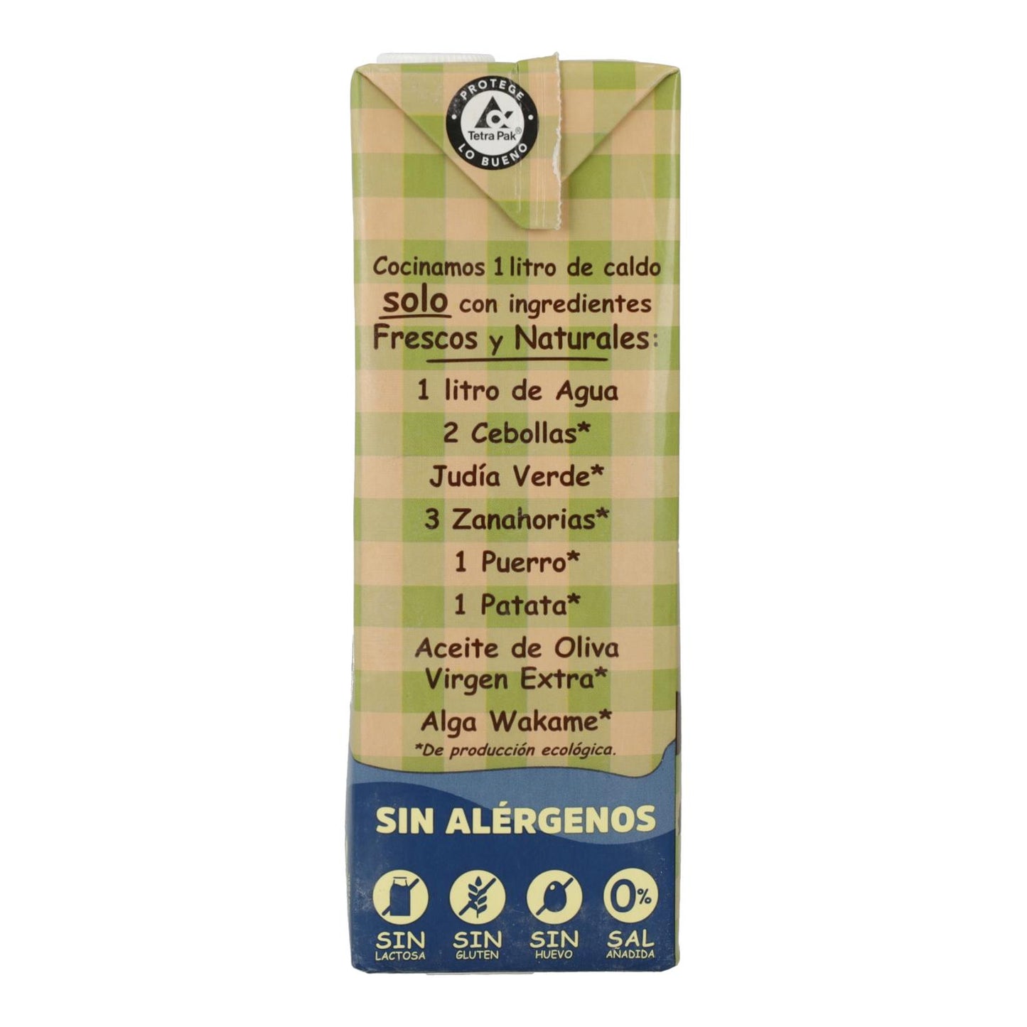 Caldo de legumes natural macio Eco Aneto 1L