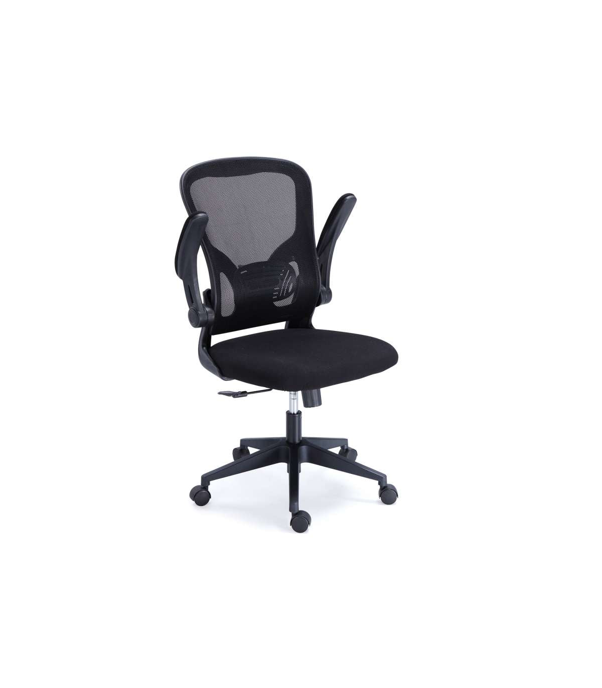 Silla Giratoria Regulable Lexi Tapizada En Tejido Red Transpirable Negro, 66 X 64 X 98-108_1
