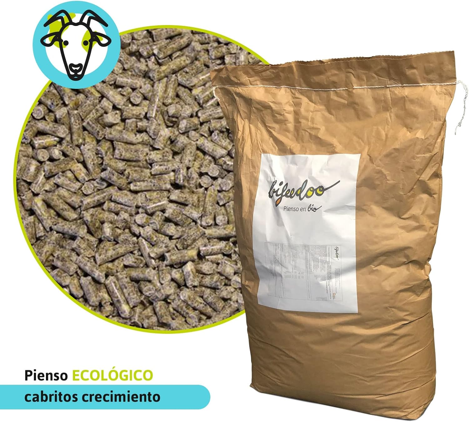 Pienso ECOLÓGICO para Cabritos Crecimiento 20kg – Alimentación Natural y Completa_3