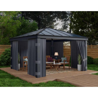 Conjunto de Cortinas para Gazebo Dallas Canopia 422x422