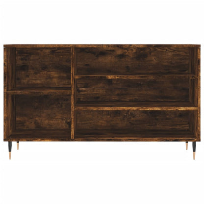Vidaxl Mueble Zapatero Madera Contrachapada Roble Ahumado 102x36x60 Cm_5