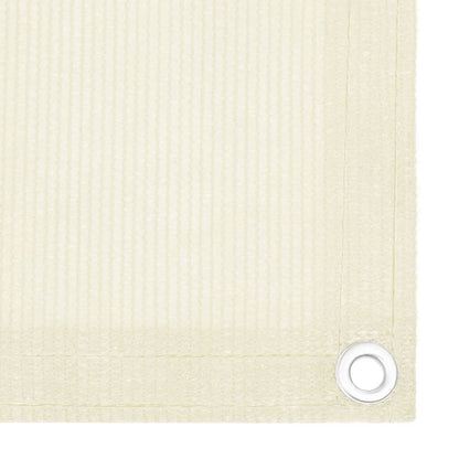 Vidaxl Toldo Para Balcón Hdpe Crema 120x500 Cm_1
