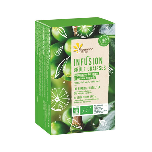 Infusión Quemador De Grasa Eco Fleurance Nature 20 Bolsitas De 1,5g_0