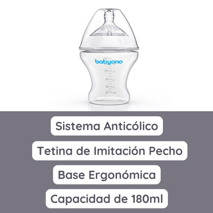 Biberón Anticólico 260ml Imitación Pecho Natural Nursing_3