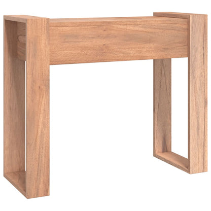 Mesa Consola De Madera Maciza De Teca 90x35x75 Cm_4