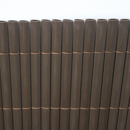 Cañizo Pvc Doble Cara| 1,5x3 M| Color Marron| Lamas 11 Mm| Composición 100% Pvc| Bridas Sujeción Incluidas_4