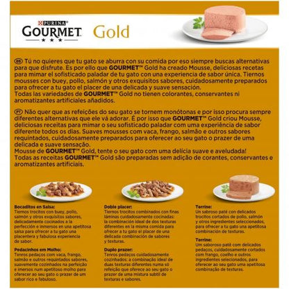 Mousse GOURMET GOLD PesOceano Multipack (8x85g)