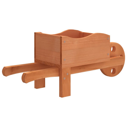 Jardineras Forma De Carretilla 2 Uds Madera Abeto 47x15x19 Cm_5