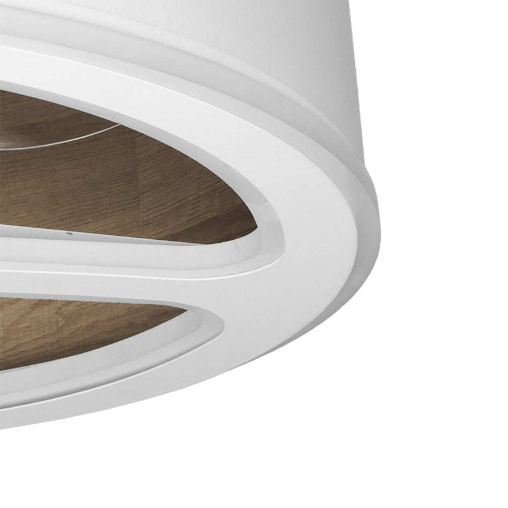 Ventilador Dc Tatiana 110w Blanco/mad.oscura 3 Aspas 62d 3000-4000-6000k 9350lm Remoto,memoria,temporizador_1