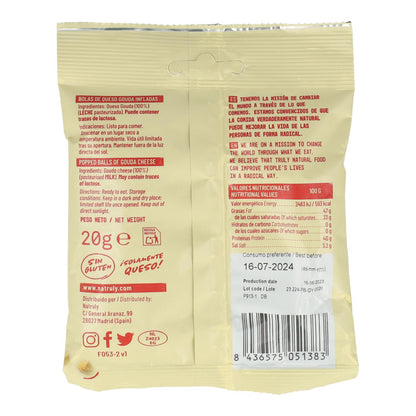 Salgadinhos de queijo Natruly 20g