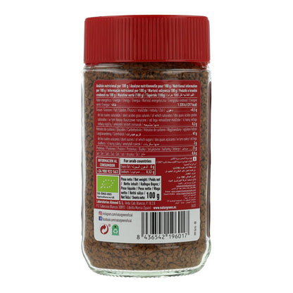 Biocoffee Café Solúvel Descafeinado Bio Premium NaturGreen 100 g