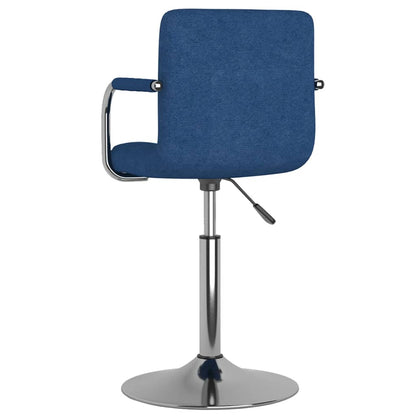 Taburete De Cocina De Tela Azul_3