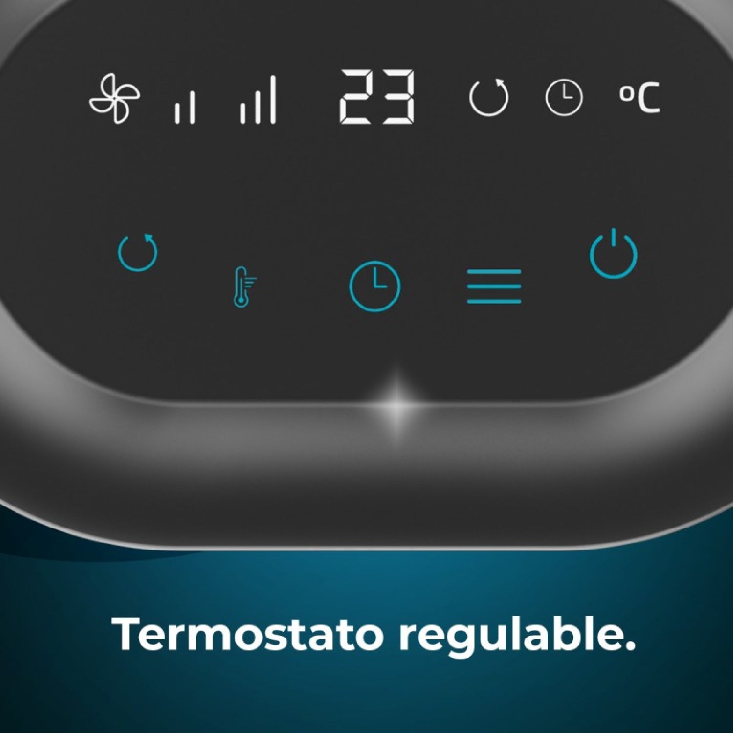 Cecotec Calefactor Cerámico De Sobremesa Readywarm 1550 Max Ceramic Rotate Smart Black_1