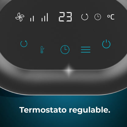 Cecotec Calefactor Cerámico De Sobremesa Readywarm 1550 Max Ceramic Rotate Smart Black_1