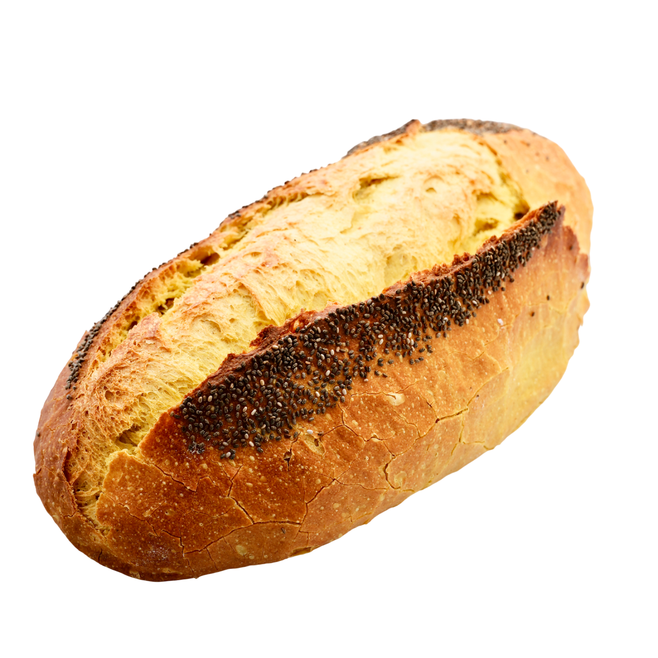 Pan oval de espelta, cúrcuma y chía ecológico 500 g_0