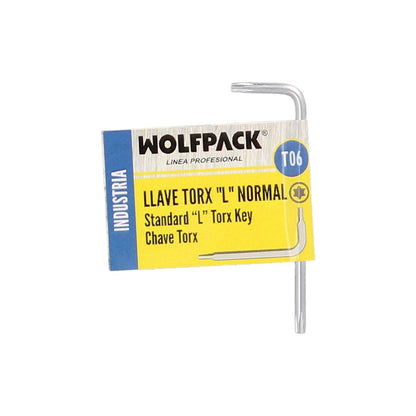 Llave Torx Standar Acero Cromo Vanadio Profesional T06 Mm. Llave Estrella, Llave Allen Estrella_2