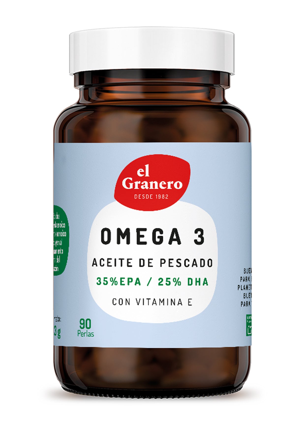 Omegran 3 Plus El Granero 90 pérolas 705mg