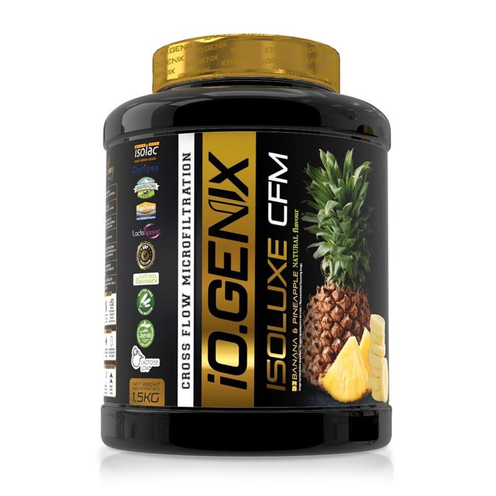 Isoluxe Cfm - 1,5kg - Platano Y Piña - Proteína De Aislado De Suero Isolate - Io.genix_0