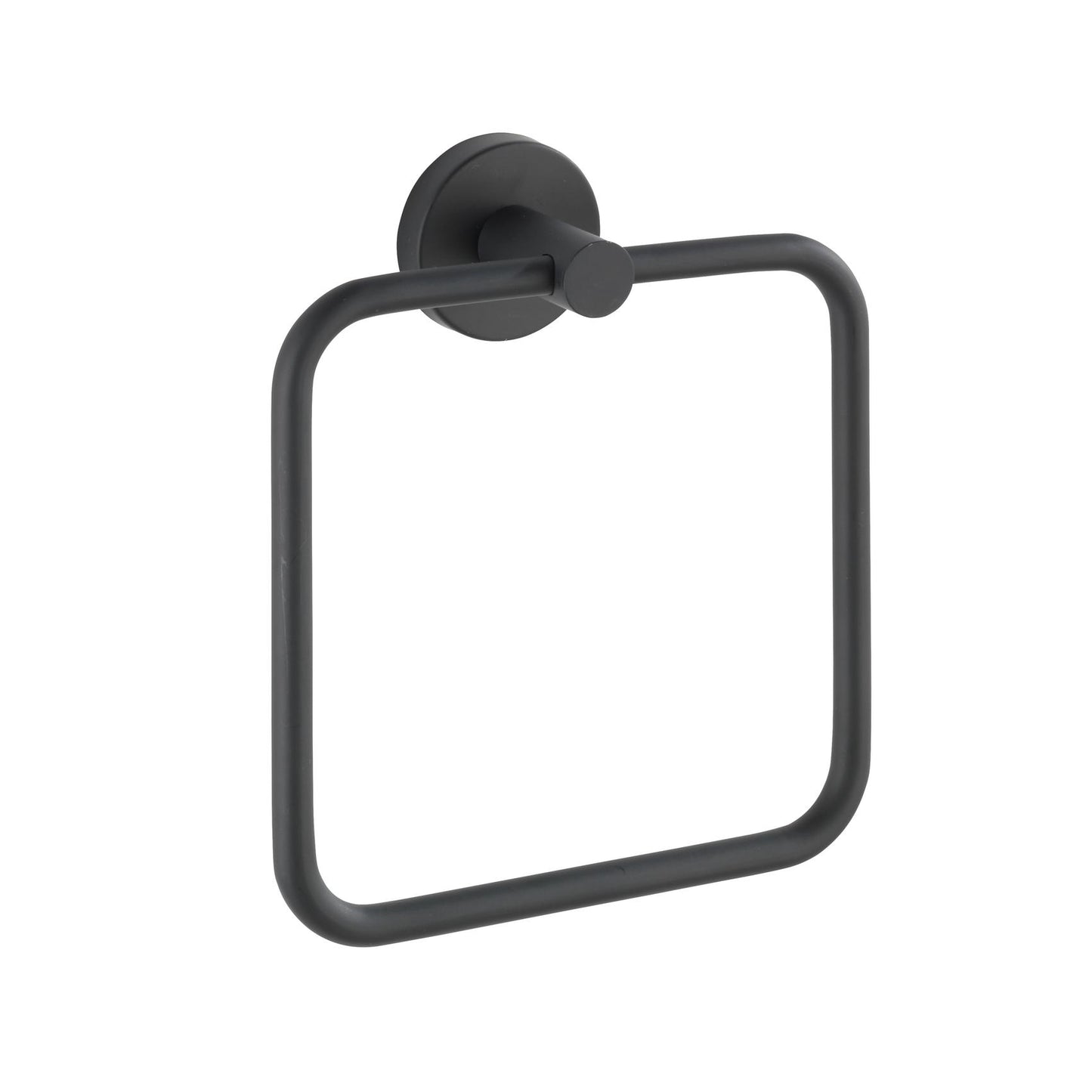 Suporte para toalhas Bosio em aço inoxidável, preto mate Wenko
