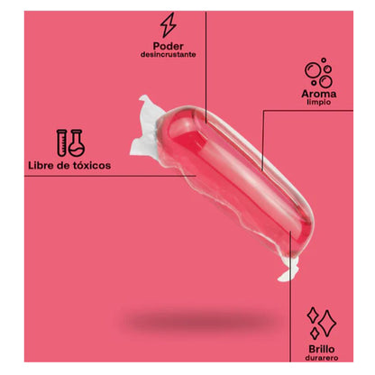 Frasco de casa de banho FLOPP ECO 500ml + 1 cápsula