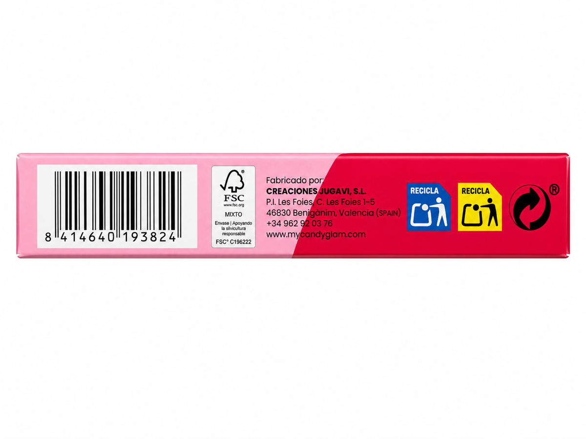 Candyglam Energy | Gummy Bar Energética Vegana Con Chocolate 70% | Cafeína + Taurina + Vitaminas | Pack 9 Barritas_4