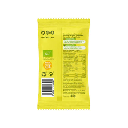 PACOTE 3x Snack Eco Maçã e Limão 25 g Smileat- Triboo