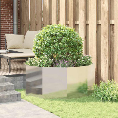 Jardinera Plateado 120 X 120 X 50 Cm Acero Inoxidable_3