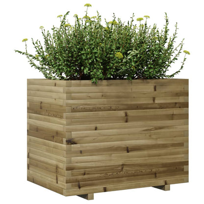 Jardinera Madera De Pino Impregnada 90x60x72 Cm_3