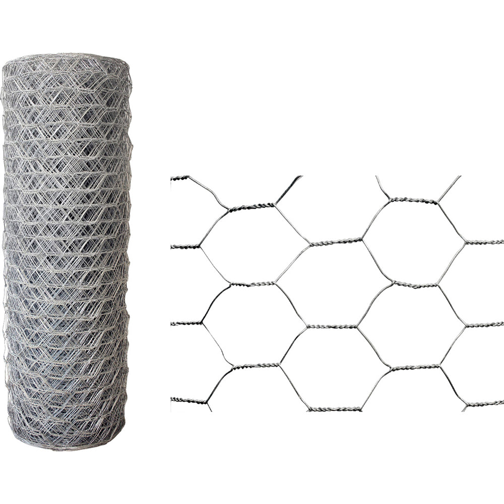 Enrejado Galvanizado Triple Torsión - 31 Mm - 100 Cm - 50 M - 0,7 Mm_0