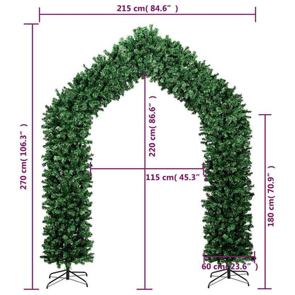 Vidaxl Arco De Navidad Verde 270 Cm_2