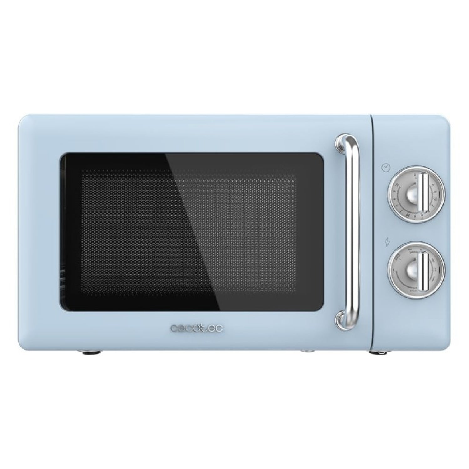 Microondas Mecánico Con Grill De 20 L Proclean 3110 Retro Blue. 700 W En 6 Niveles, Temporizador Hasta 30 Minutos, Modo Descongelación, Diseño Vinta_0