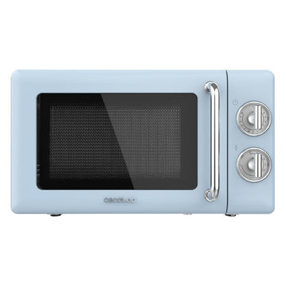 Microondas Mecánico Con Grill De 20 L Proclean 3110 Retro Blue. 700 W En 6 Niveles, Temporizador Hasta 30 Minutos, Modo Descongelación, Diseño Vinta_0