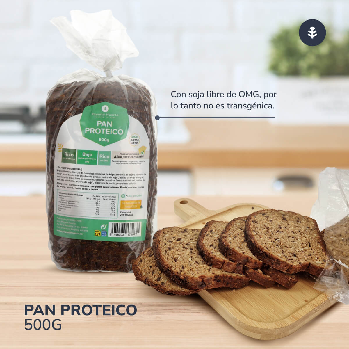 Pão de Proteína Planeta Huerto 500 g