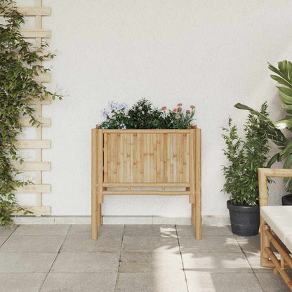 Cama Elevada Marrón 70 X 35 X 70 Cm Bambú_2