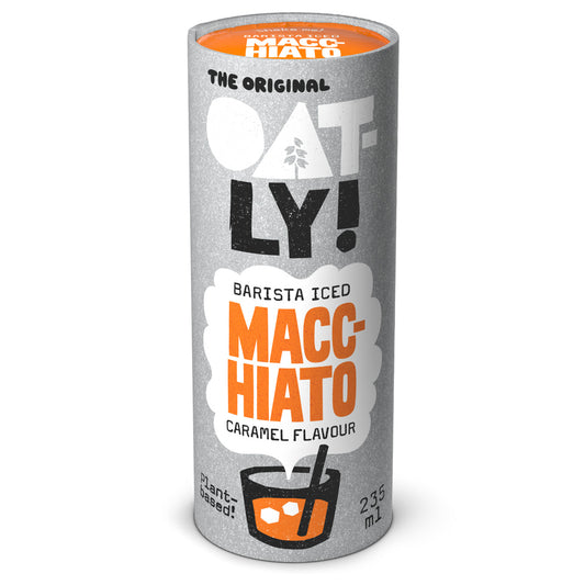 Macchiato barista iced sabor caramelo, Oatly, 235 ml
