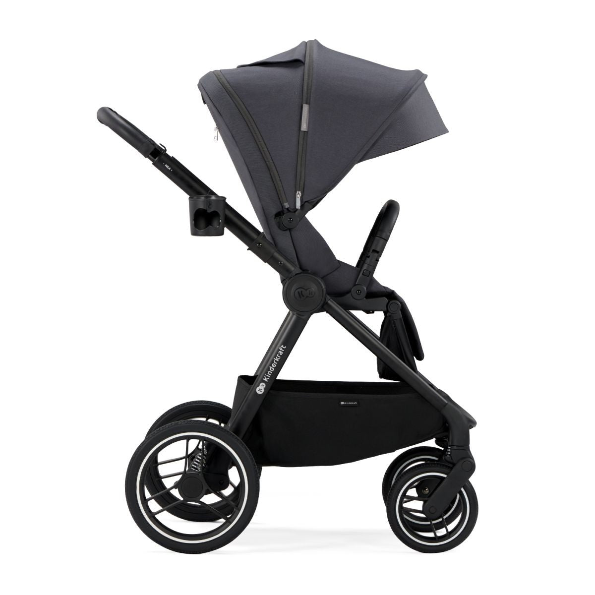 Carrito De Bebé Nea Dos Piezas Capazo Duro Hasta 22 Kg Deep Grey_2