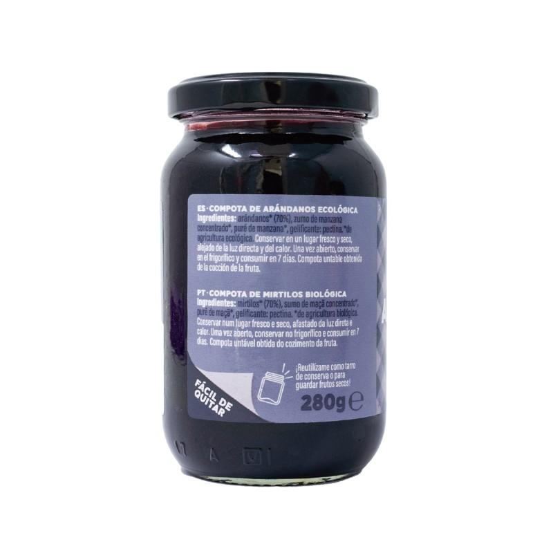 Compota de Mirtilo Biológica La Finestra Sul Cielo 280 g
