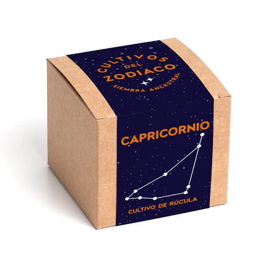 Cultivos Del Zodiaco – Capricornio | Kit De Cultivo Con Semillas De Rúcula_0